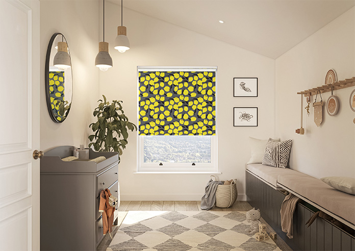 Lemons, Onyx - Twist&Fit Roller Blind - Image 8